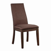 Chocolate and Espresso Dining Chair (Set of 2)