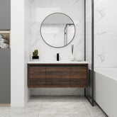 48 Inch Bathroom Cabinet With Sink,Soft Close Doors and Drawer,Float Mounting Design,48x18