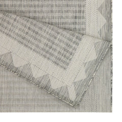 Sunshine GC_HAR2015 Silver 7 ft. 10 in. x 10 ft. 3 in. Indoor/Outdoor Area Rug