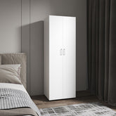 Barkley Slim Armoire,White