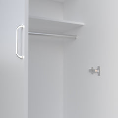 Barkley Slim Armoire,White