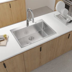 33x22x10"Drop-in Single Bowl Stainless Steel Kitchen Sink