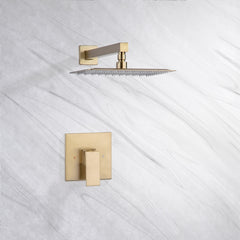 93101LSJ-10 Square Pressure Balanced Complete Shower System With Rough-in Valve
