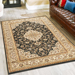Classic GC_VIN5003 Black 10 ft. 6 in. x 14 ft. 6 in. Area Rug