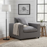 Cassandra Modern Armchair - Charcoal