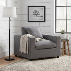 Cassandra Modern Armchair - Charcoal