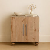 Solid Wood Sandgrain Pine & Mango Sideboard