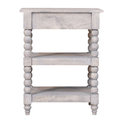 Solid Wood Barclay Acid Wash Side Table