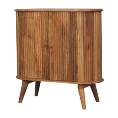 Soba Nordic Cabinet, 2 Shelves, Nordic Legs, Light Brown