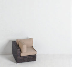 33" Wide Corner Wedge with Cushions – Fully Assembled Outdoor Sectional Piece
