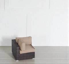 33" Wide Corner Wedge with Cushions – Fully Assembled Outdoor Sectional Piece