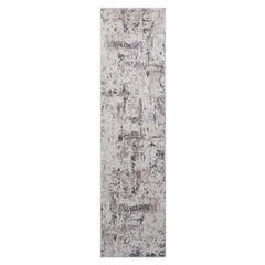 PAYAS Collection 2X8 Cream / Brown / Abstract Runner Rug