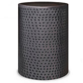 Corbin Metal Side Table in Hammered Antique Cooper