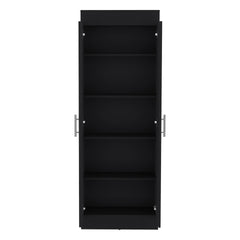Pantry Cabinet Clinton, Kitchen, Black