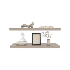 Floating Shelf Dallas, Living Room, Taupe