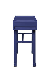 Cargo Blue Finish Vanity Desk