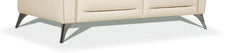 Malaga Cream Leather Loveseat