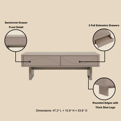 Coffee Table in Mocha
