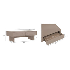 Coffee Table in Mocha
