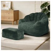 Bean bag chair, armrest bean bag sofa chair filled with high-density foam, comfortable lazy sofa chair, adult bean bag chair for the living room, bedroom reading.