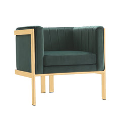 Lounge Chair in Forest Green