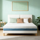 10-Inch King Mattress – Made in Japan Copper-Infused, Double-Perforated, 7-Zone, Adjustable Bed-Friendly, Blue-White Cover