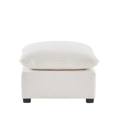 26*26" Ottoman Module for Modular Sectional Sofa,Wide Seat,Chenille,2 Colors