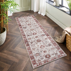 Oxford GC_NBL2015 Red 2 ft. 7 in. x 9 ft. 10 in. Area Rug
