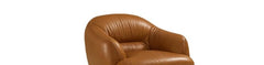 Leonia Cognac Leather Chair