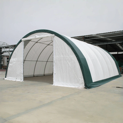 Single Truss Arch Storage Shelter W30'xL40'xH15' 11oz PE