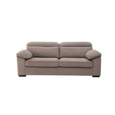 2-Seater Sofa Bed, Mid-Century Modern Couch, Convertible Queen Size Sleeper Sofa with Wooden Frame & Polyester Upholstery, Pull-Out Design, 300 lbs Capacity - Space Saving for Living Room, Gray