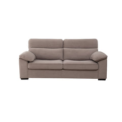 2-Seater Sofa Bed, Mid-Century Modern Couch, Convertible Queen Size Sleeper Sofa with Wooden Frame & Polyester Upholstery, Pull-Out Design, 300 lbs Capacity - Space Saving for Living Room, Gray