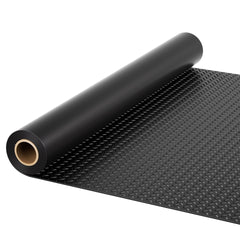 Thickened Diamond 4 ft. x 10 ft. Black PVC Garage Flooring Rolls(40 sq. ft.)