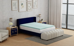 Omne Sleep Plush 3 Inch Full Memory Foam Cooling Mattress Topper