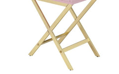 Coleen Pink & Gold Finish Accent Table