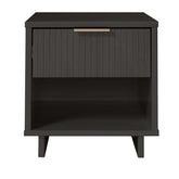 Nightstand in Charcoal Gray