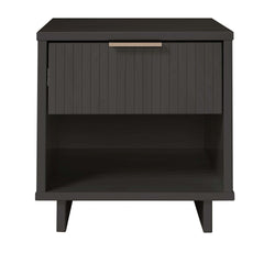 Nightstand in Charcoal Gray