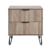 Nightstand in Rustic Gray