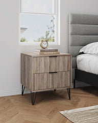 Nightstand in Rustic Gray