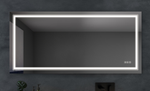 6028 inch Bathroom LED mirror Anti- fog mirror with button