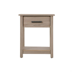 Sleek Contemporary Nightstand In Sandle Wood
