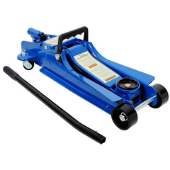 2.5 Ton Low Profile, Heavy-Duty Steel Racing Floor Jack with Single Piston Lift Pump, Lifting Range 3.5"-14.50"