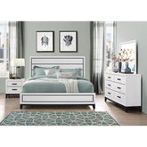 MIRAGE WHITE 5PC KING BEDROOM SET