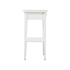 Sleek Modern Nightstand In Crisp White