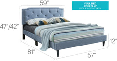 Deb G1123-FB-UP Full Bed -All in One Box , BLUE