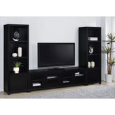 Arnaud Black 3-piece TV Stand