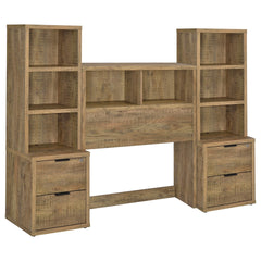 Geary Mango 3-piece Twin Bedroom Set with Bookcase Headboard
