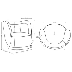 Lounge Chair in Wheat