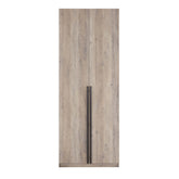Wardrobe Closet in Rustic Gray
