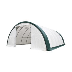 Single Truss Arch Storage Shelter W30'xL65'xH15' 11oz PE